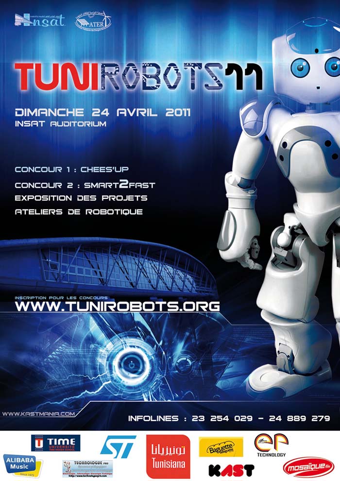 TUNIROBOTS'11, Journ&eacute;e Nationale de Robotique &agrave; l'INSAT